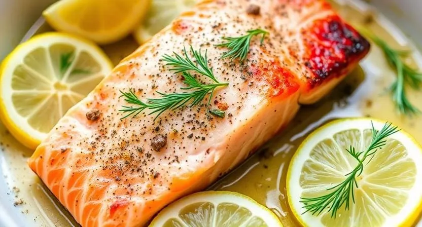 Kako pripremiti lagano jelo s lososom i limunom